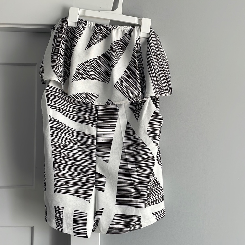 Black and white romper.  Size M.